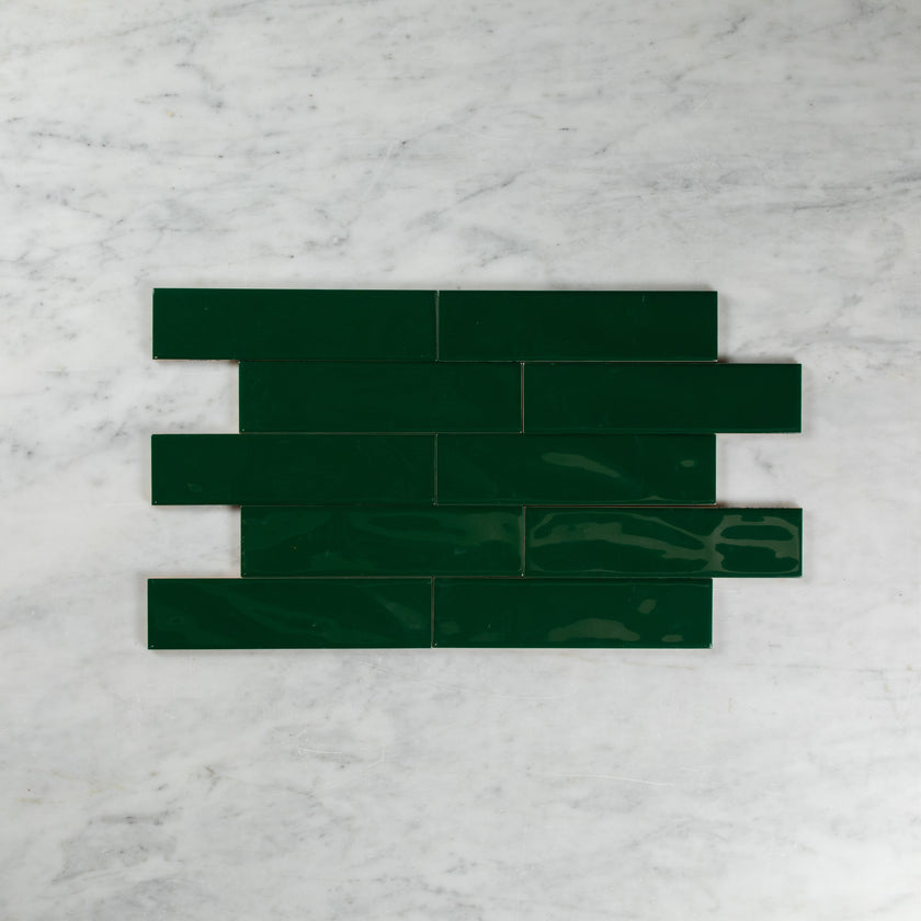 Wave Stone Green Gloss Subway