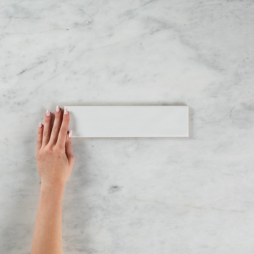 Wave White Matte Subway