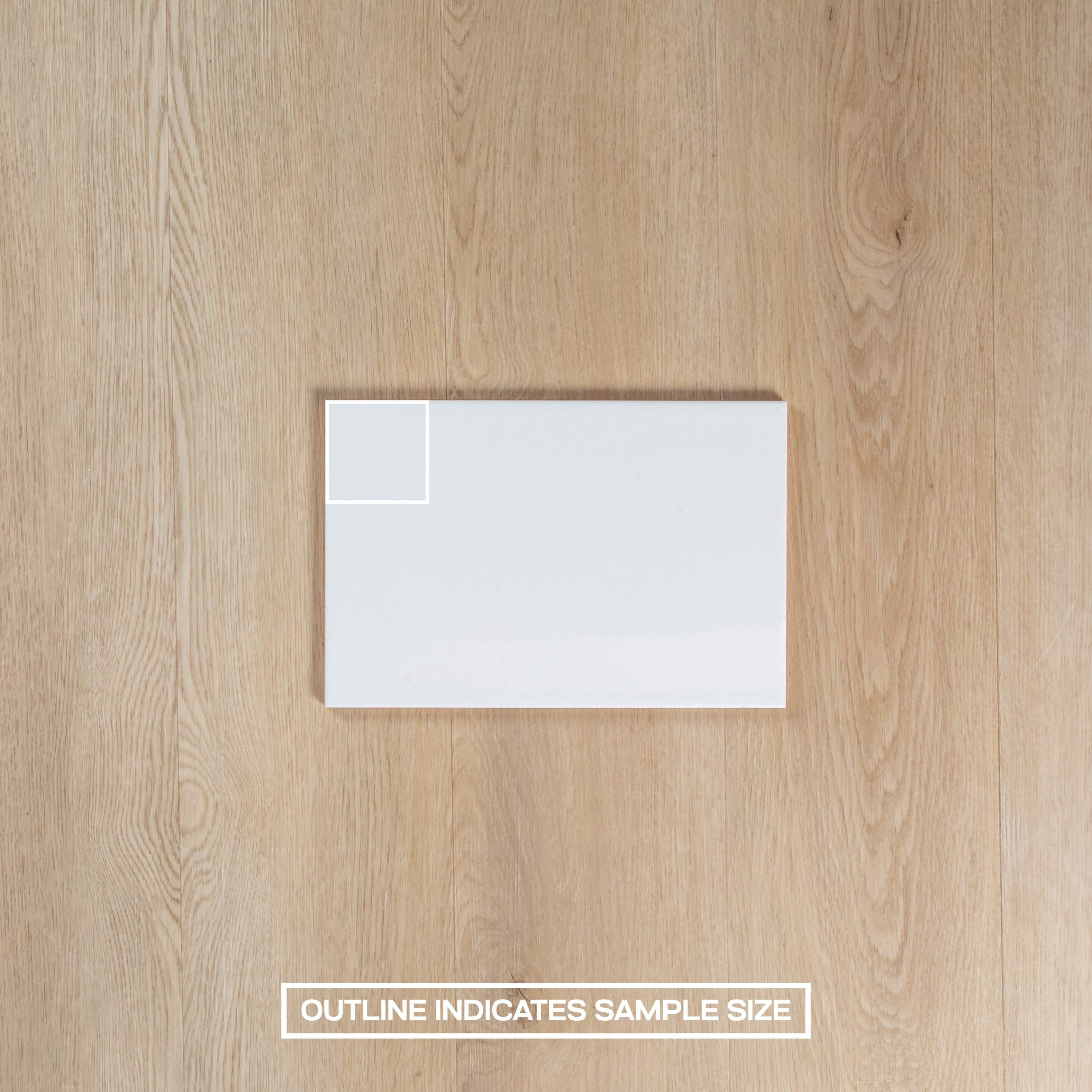 White Gloss Pressed Edge