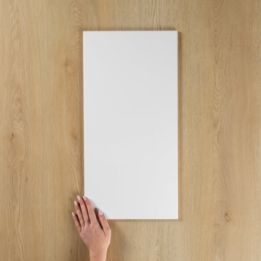 White Gloss Pressed Edge