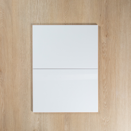 White Gloss Pressed Edge