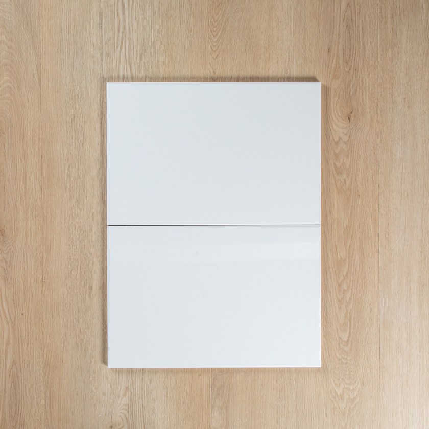 White Gloss Pressed Edge