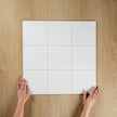 White Gloss Pressed Edge