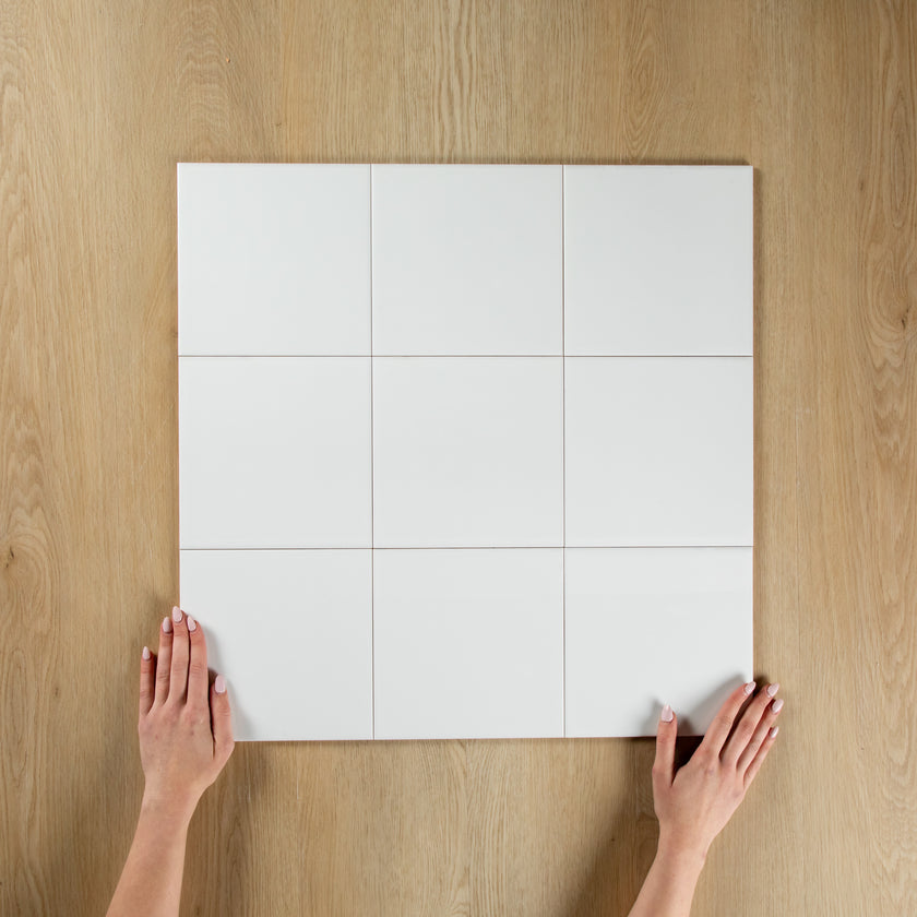 White Gloss Pressed Edge