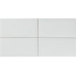 White Gloss Subway Bevelled
