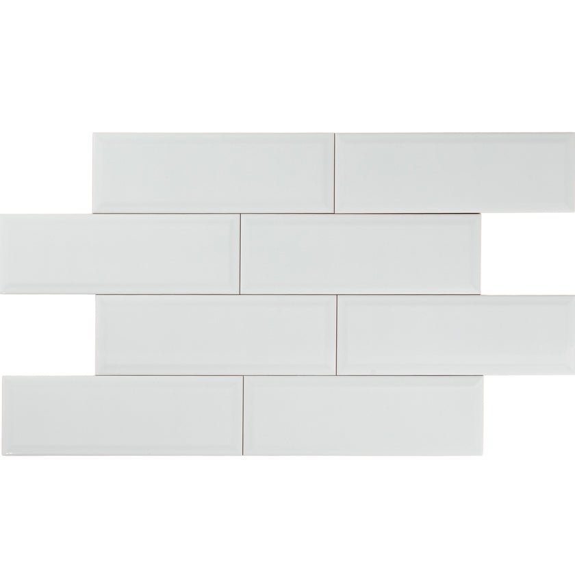 White Gloss Subway Pressed Edge