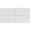 White Gloss Subway Pressed Edge
