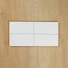 White Gloss Subway Pressed Edge