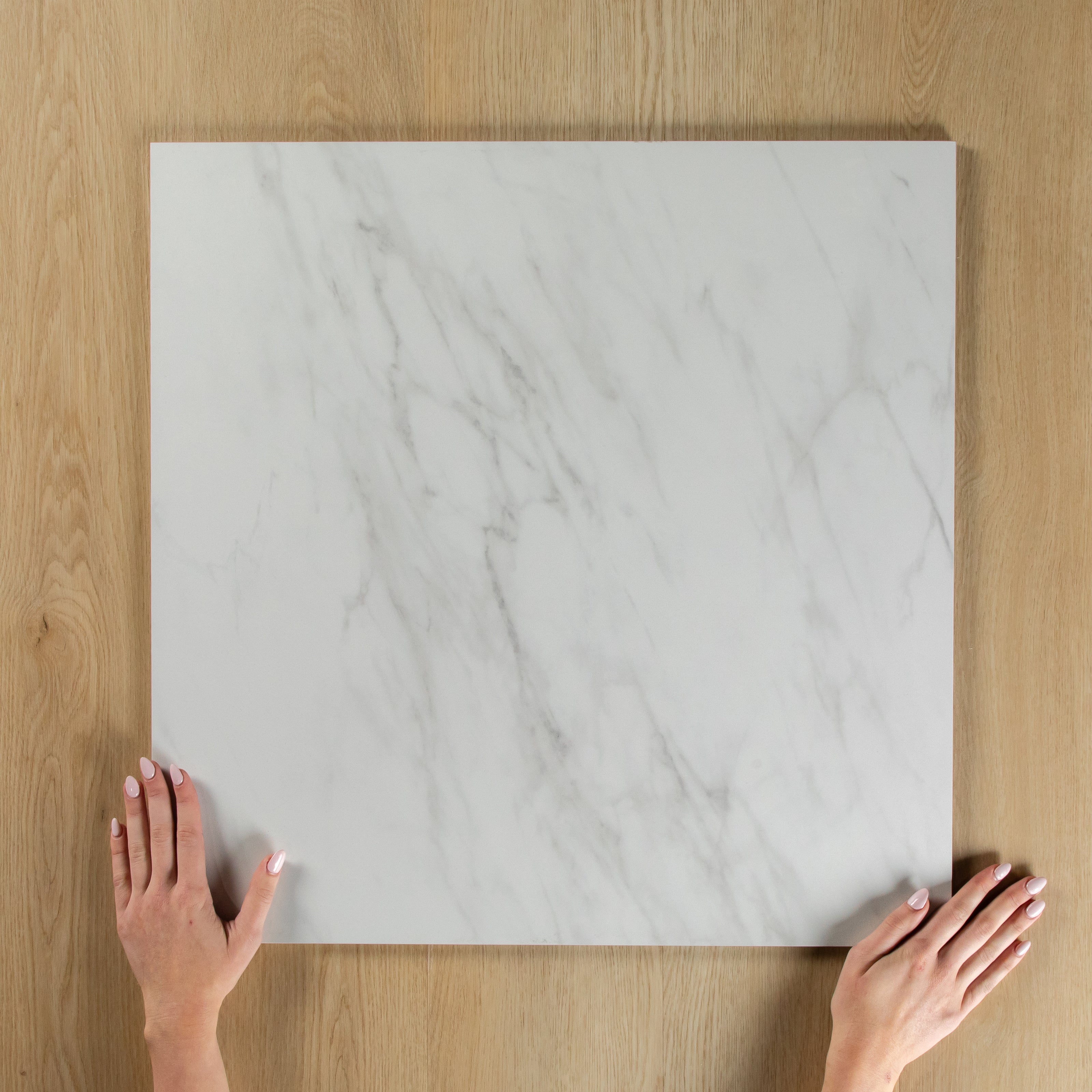 White Plus Carrara Polished