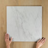 White Plus Carrara Polished