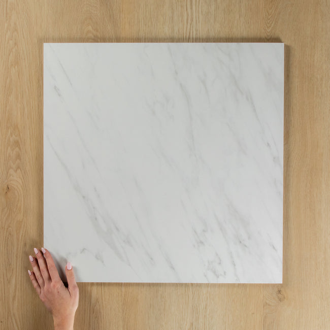 White Plus Carrara Matte