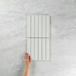 Matte White Rectified Mosaic