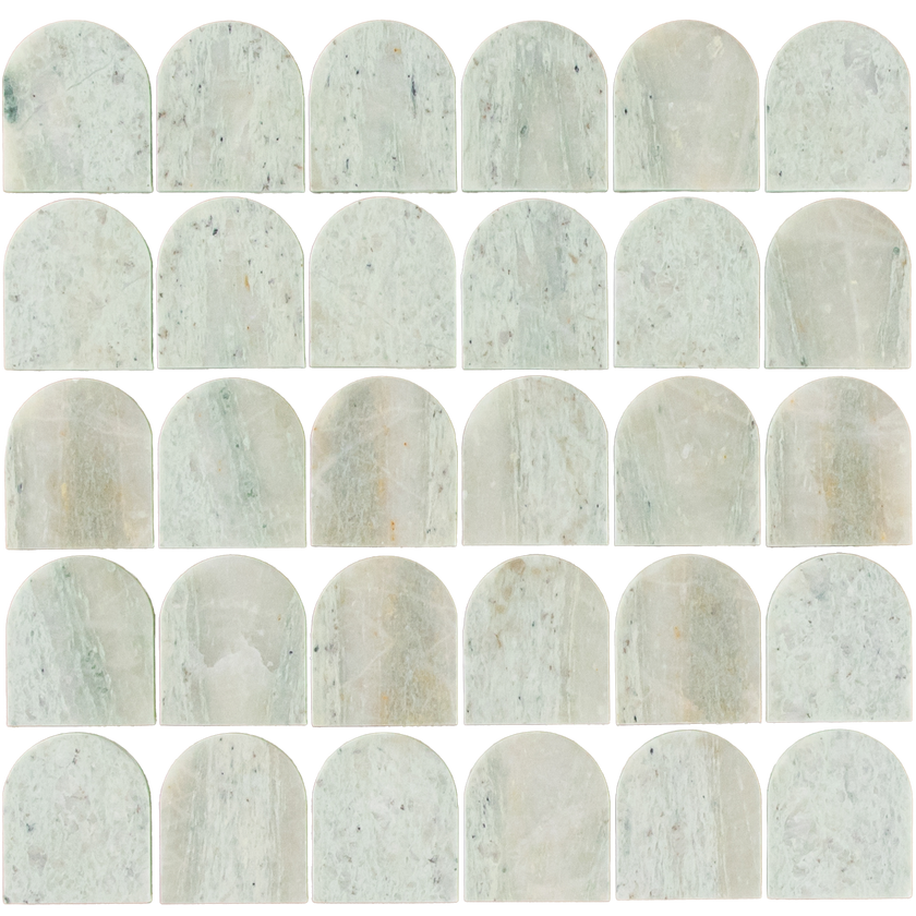 Mini Arch Mosaic Ming Green