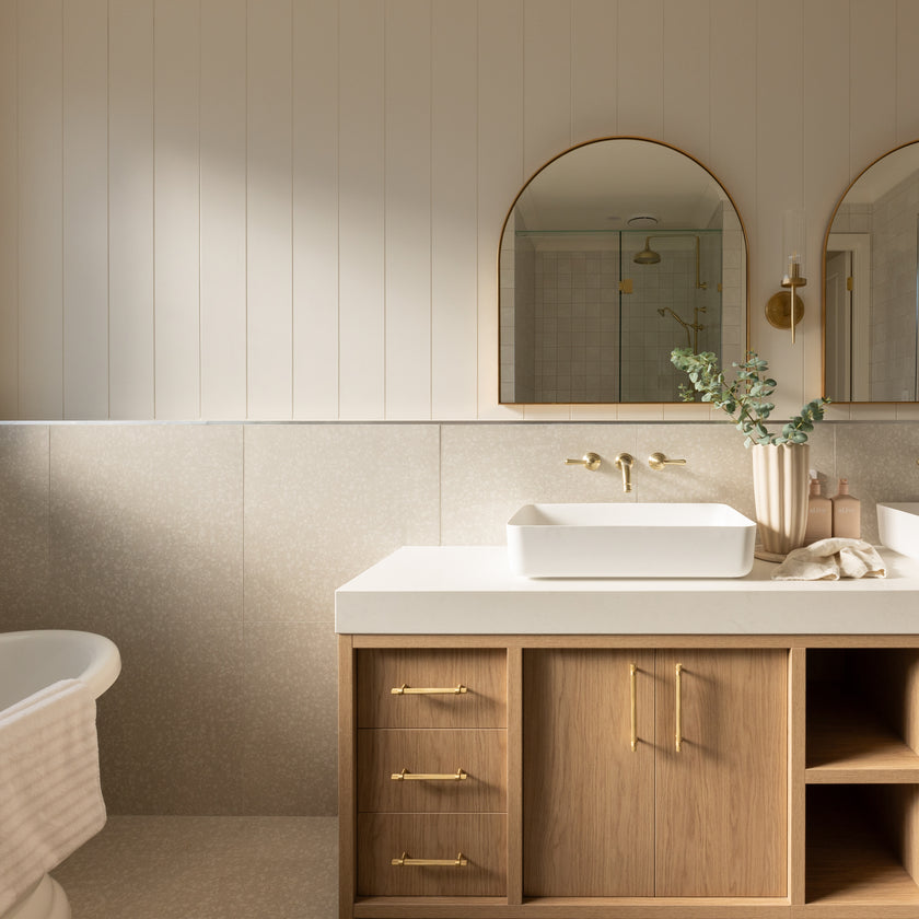 Paddington Terrazzo White In Out