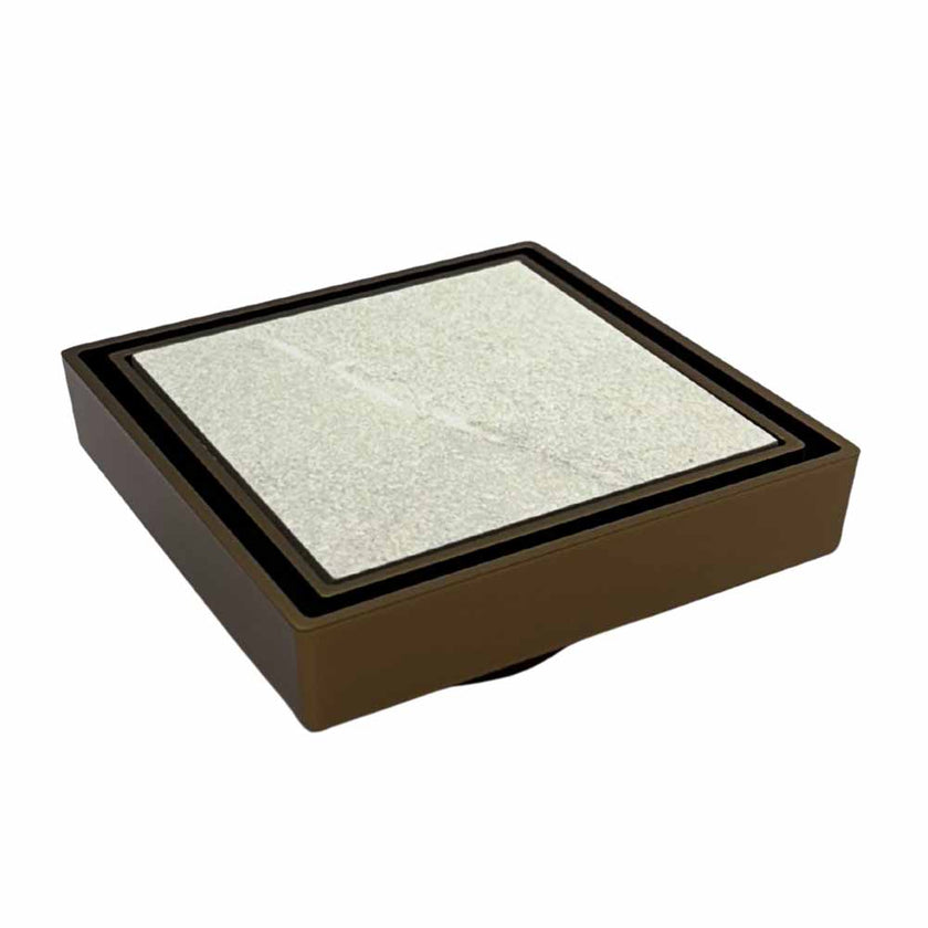 Tile Insert Drain Copper With Puddle Flange 100mm