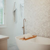Carrara Marble Mosaic Herringbone Honed Small