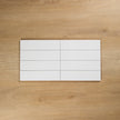 White Gloss Subway Pressed Edge