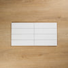 White Gloss Subway Pressed Edge