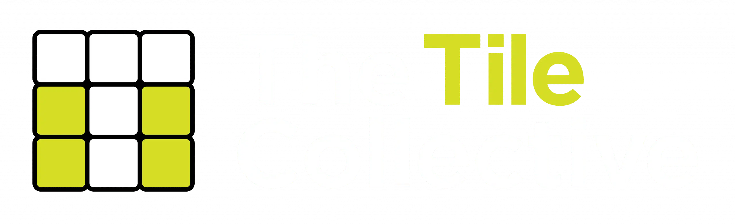 The Tile Collective's logo in white for on dark backgrounds