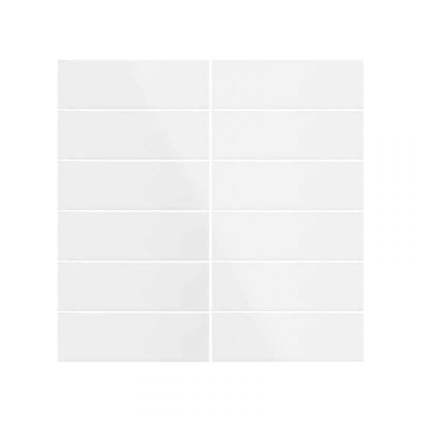Gloss White 100x300 tiles