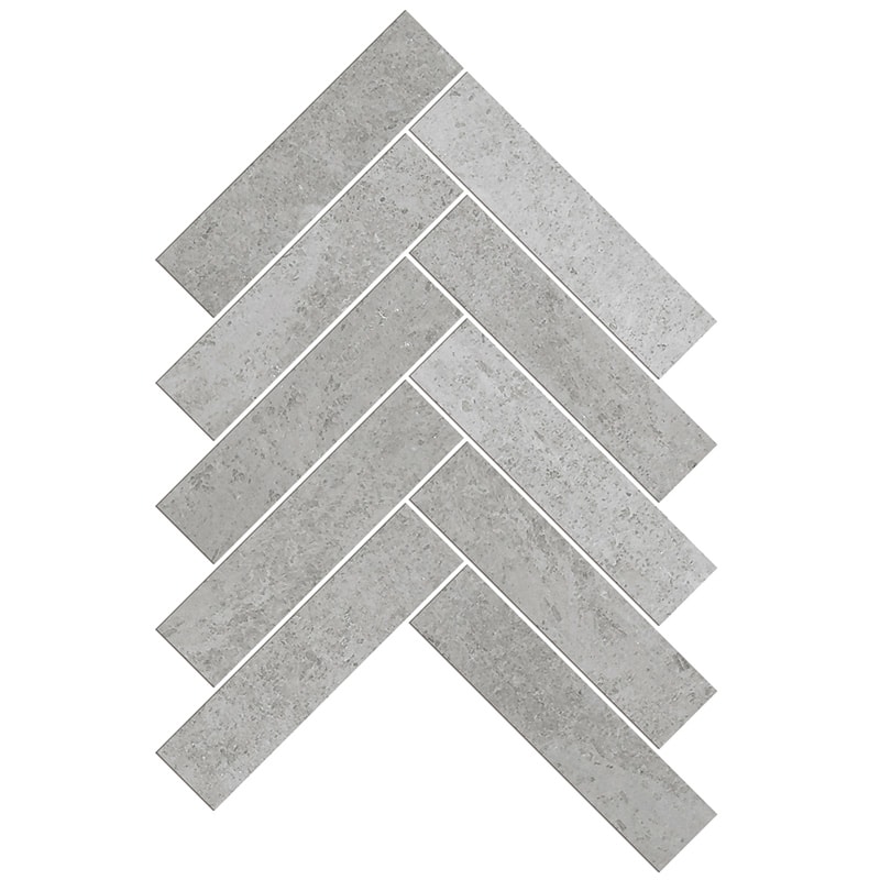 New Grey Herringbone Mosaic tile