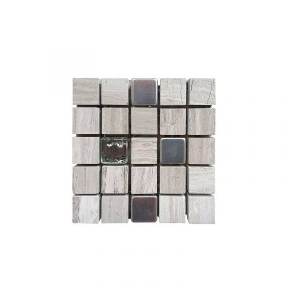 15x15 Stone Mix mosaic tile sheet