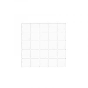 50x50 RAL White Mosaic tile sheet