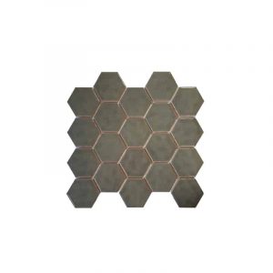 Grey Hexagonals Mosaic tile sheet