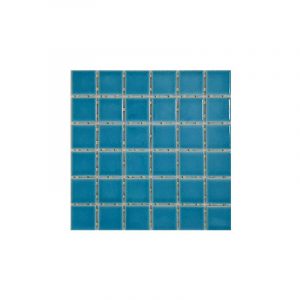 Blue Crackle Gloss Dot Mosaic tiles