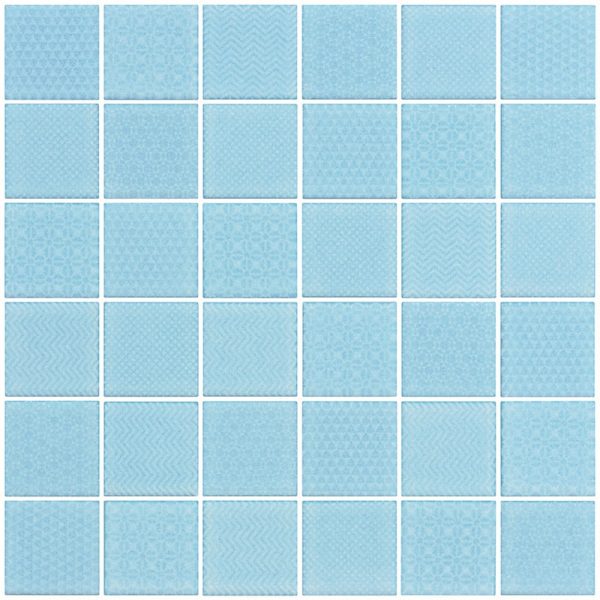 Celadon Aqua Mosaic Poolsafe tiles
