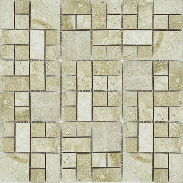 Marble Spider Beige Mosaic Wall tile