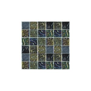 Essential Features Brookwater Metallic look Glass mosaic tiles