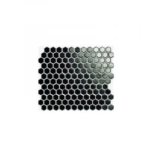 Honeycomb Black Hexagonal Mosaic tile sheet
