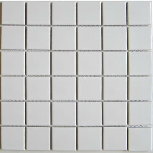 Matte White Mosaic tiles
