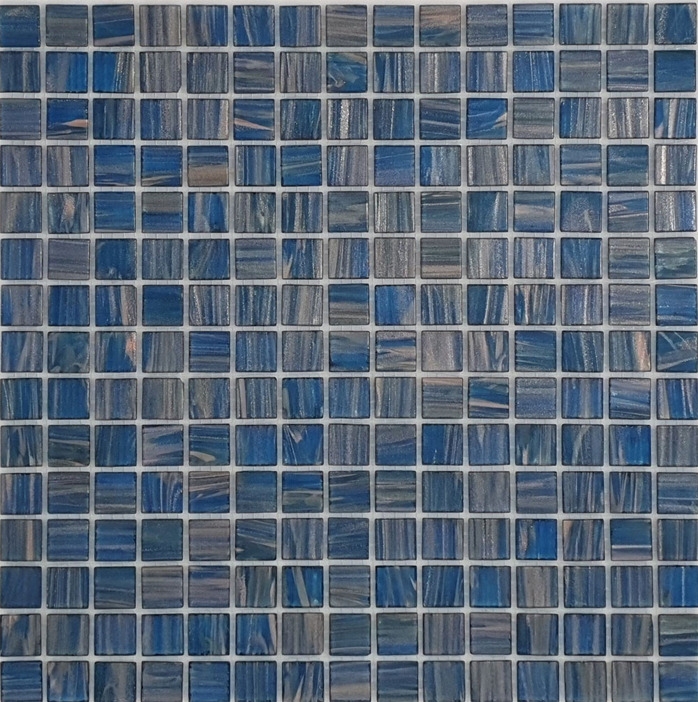 Pacific Blue/Copper Mosaic Poolsafe tiles