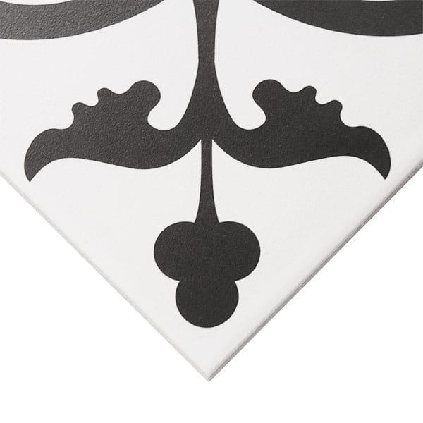 Picasso Crest white tiles