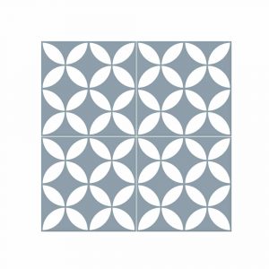 Picasso Star Baby Blue tiles