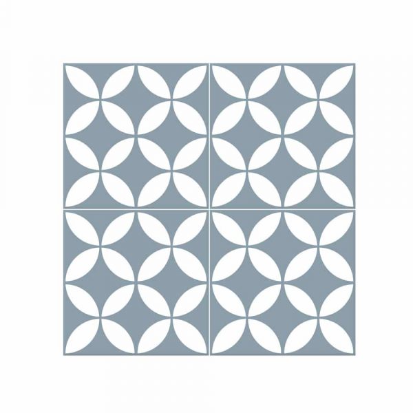 Picasso Star Baby Blue tiles