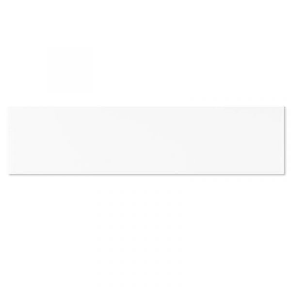 48x300 White Matte Rectified Wall tiles 300x300 sheet - Image 3